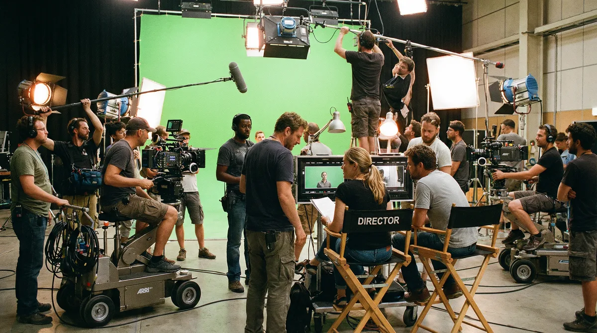 海角网国际影视合作拍摄现场实景