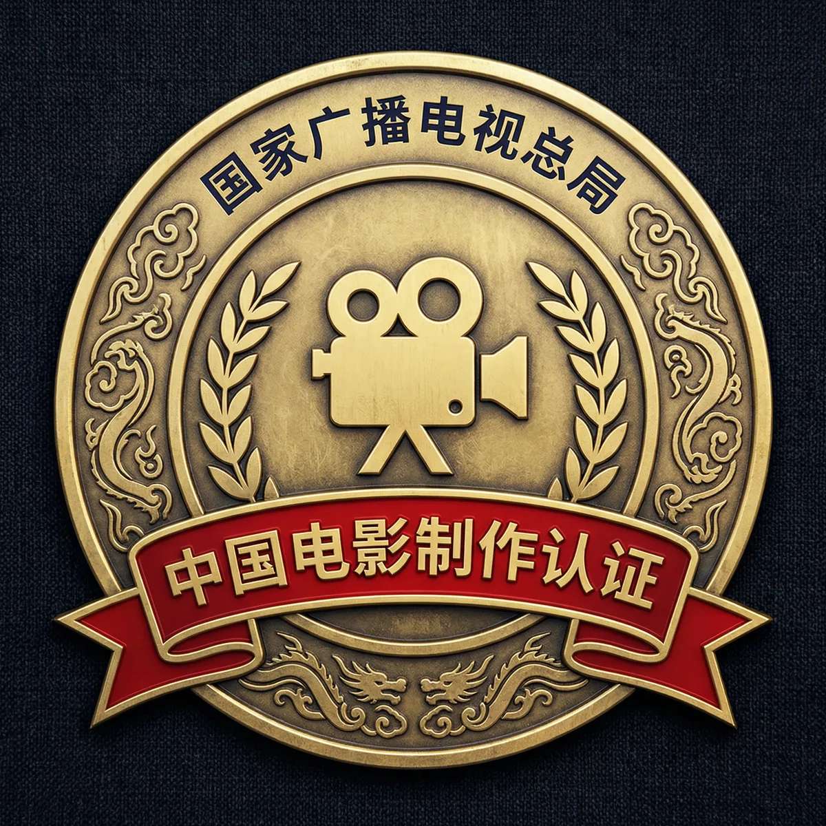 海角网影视制作许可证徽章-国家广播电视总局颁发